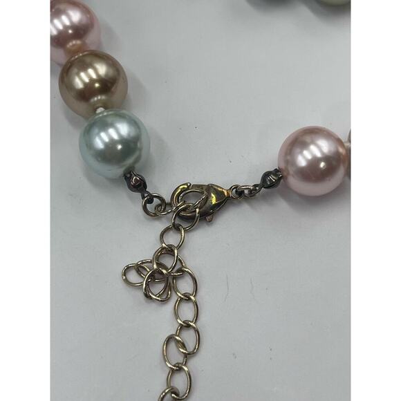 KJL Kenneth Jay Lane Inaugural 'First Lady' 2009 Simulated Pearl 18" Necklace - Picture 10 of 13